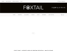 Tablet Screenshot of foxtailmag.com